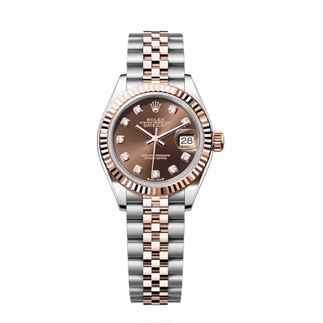 Rolex Lady-Datejust 279171-0011 Chocolate Diamond 28mm Jubilee Two-Tone